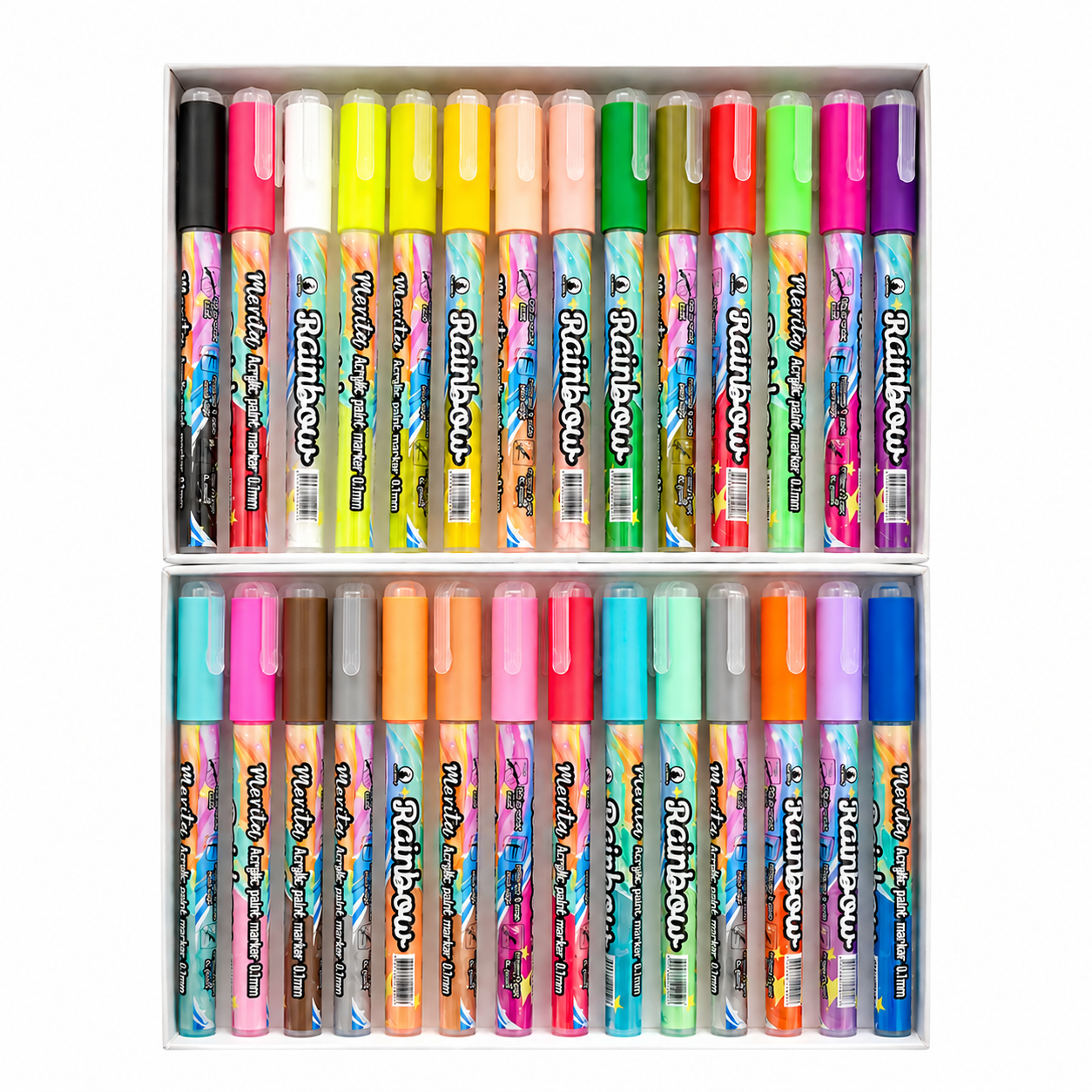 Acrylic Markers Morita Rainbow 28 Units