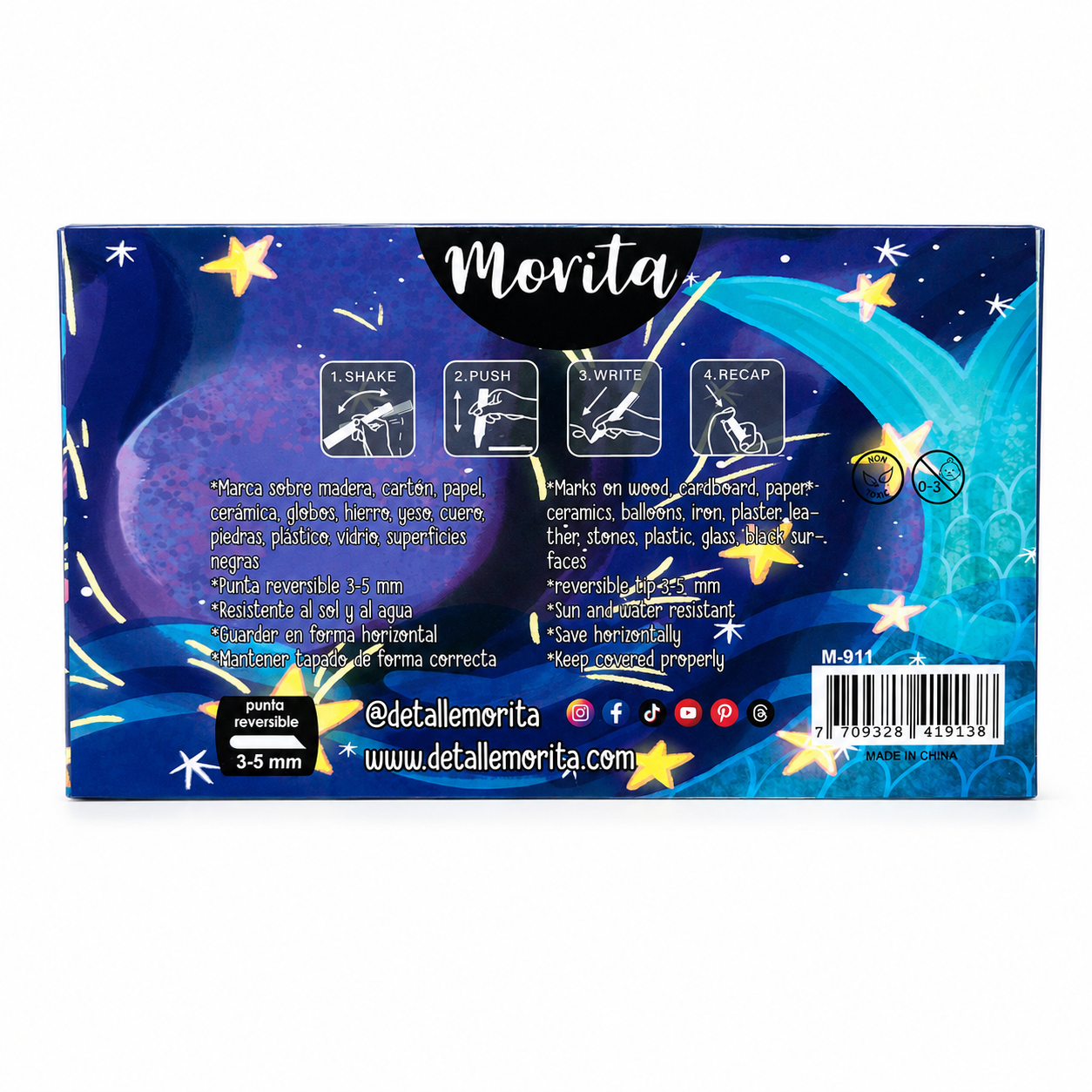 Acrylic Markers Morita Ocean 28 Units