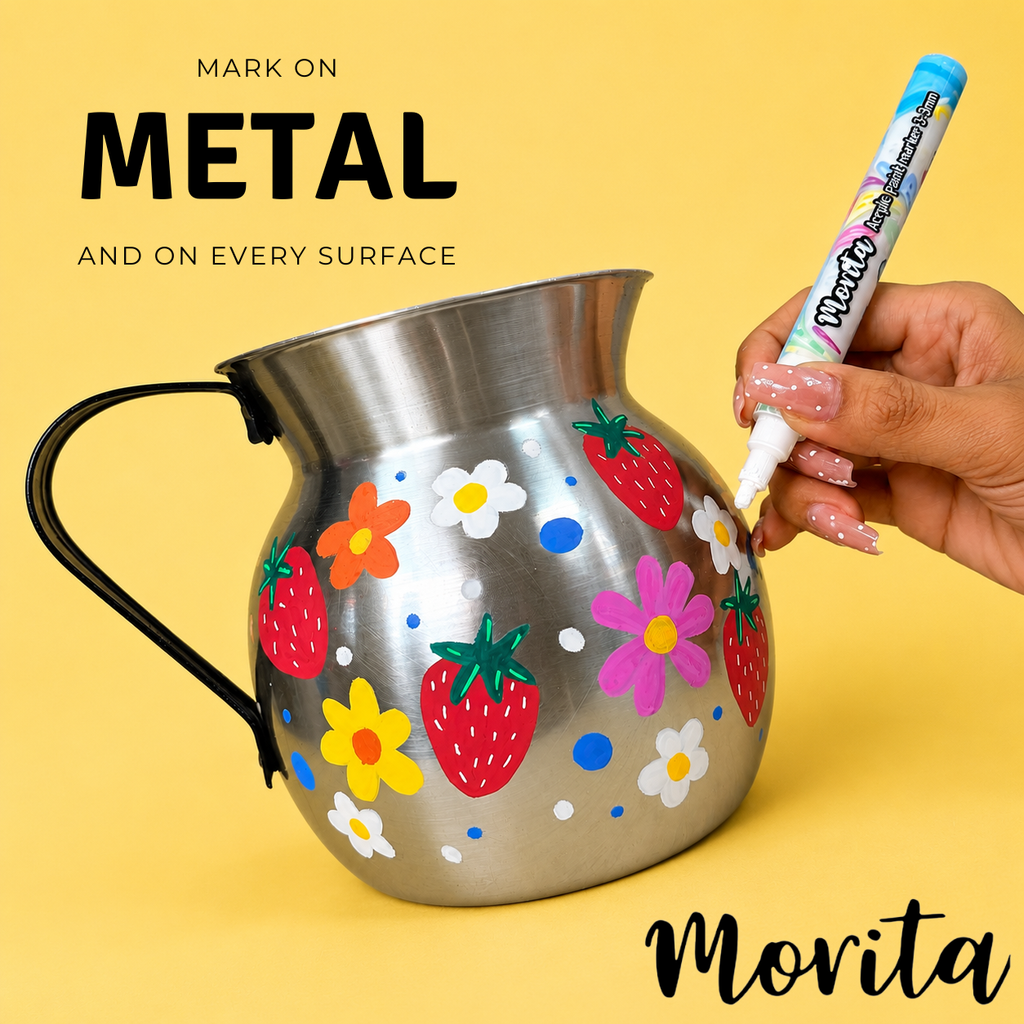 Morita Rainbow Acrylic Markers 8 Units