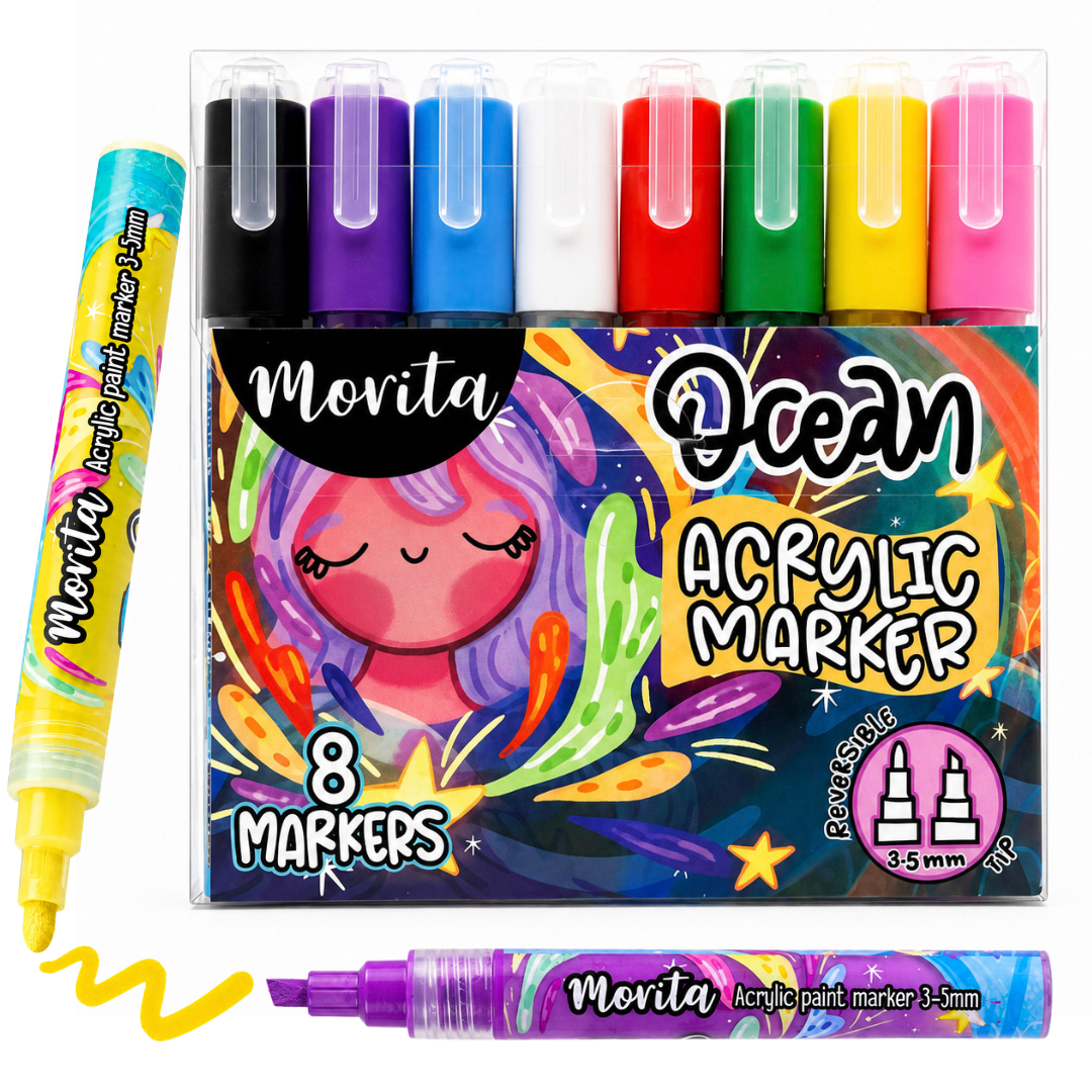 Morita Ocean Acrylic Markers 8 Units