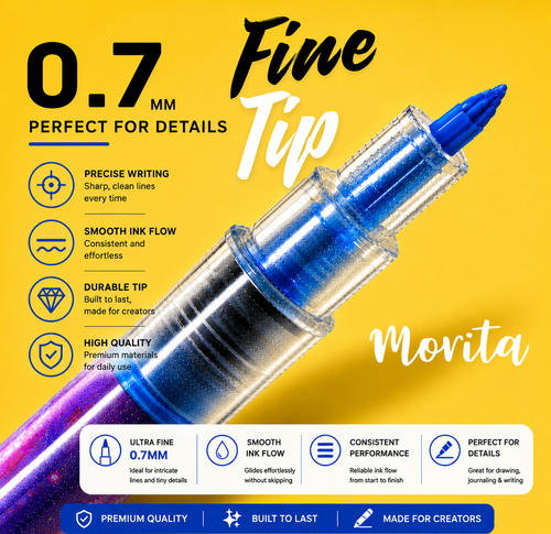 Acrylic Markers Morita Rainbow 28 Units